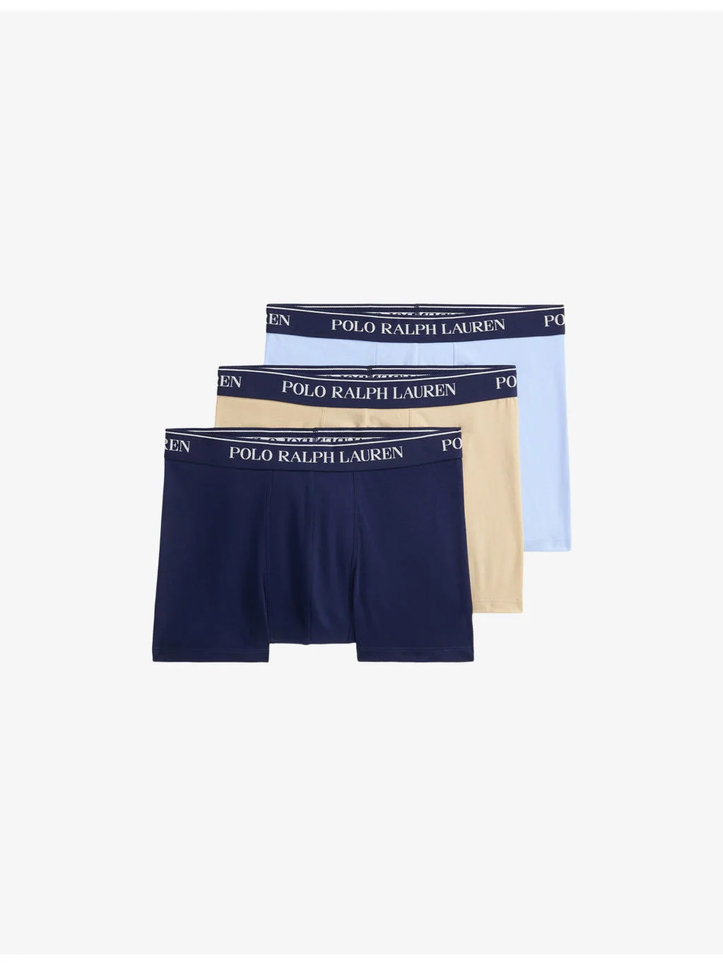 Branded Set of Three Stretch-Cotton Boxers - 1
