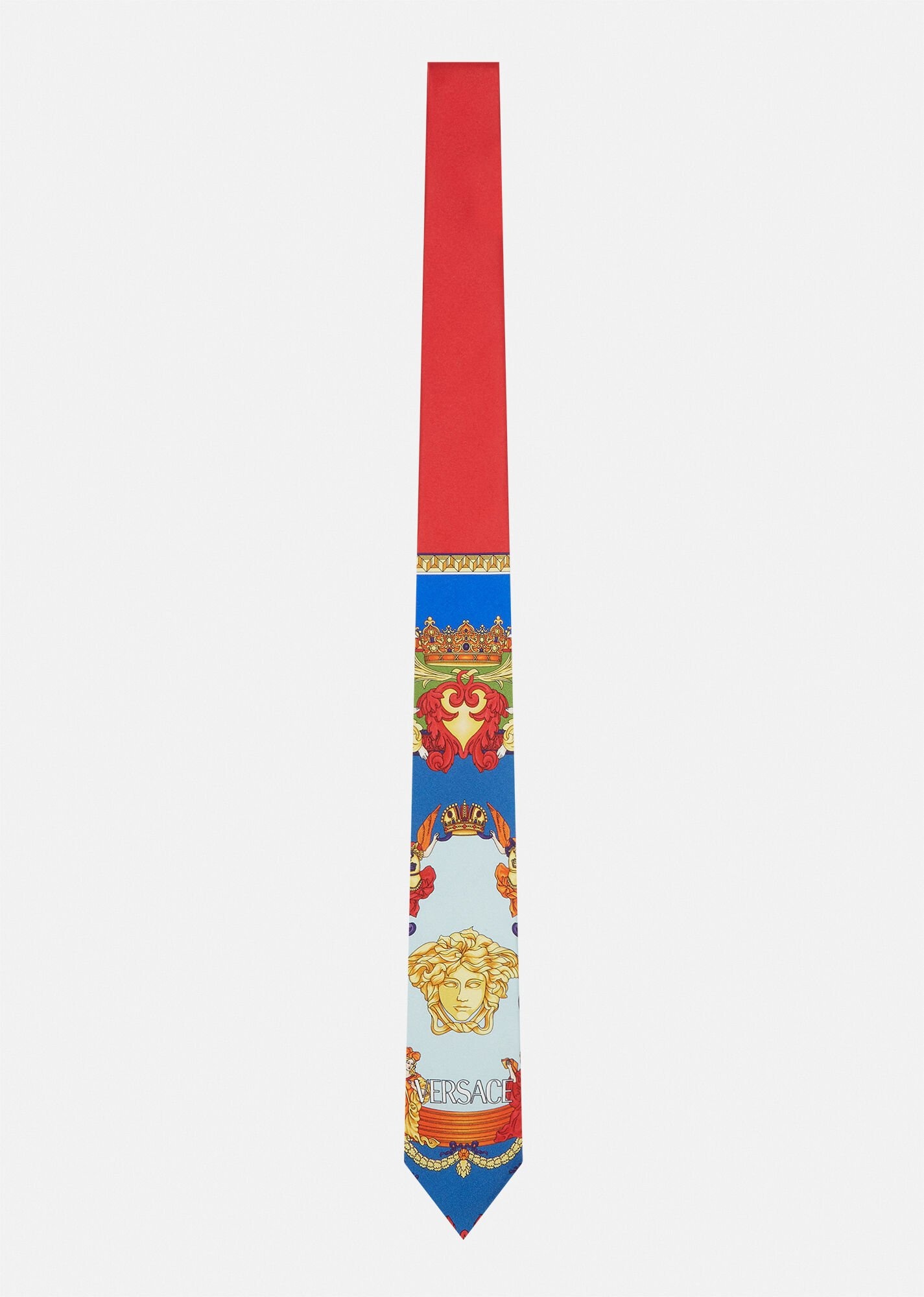 Medusa Renaissance Print Silk Tie - 1