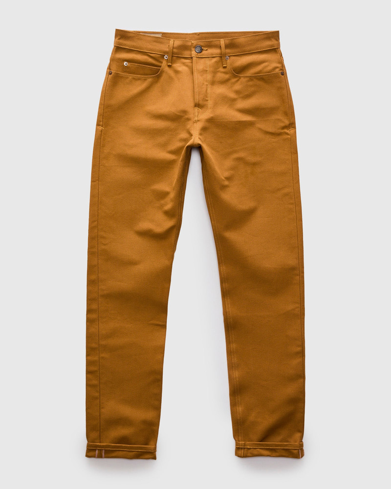 "Portola" 15oz Camel Selvedge Duck Pant - Tapered 1