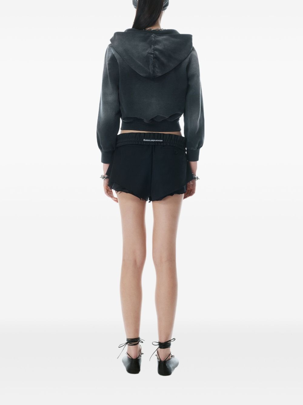 distressed hooded jacket - 3