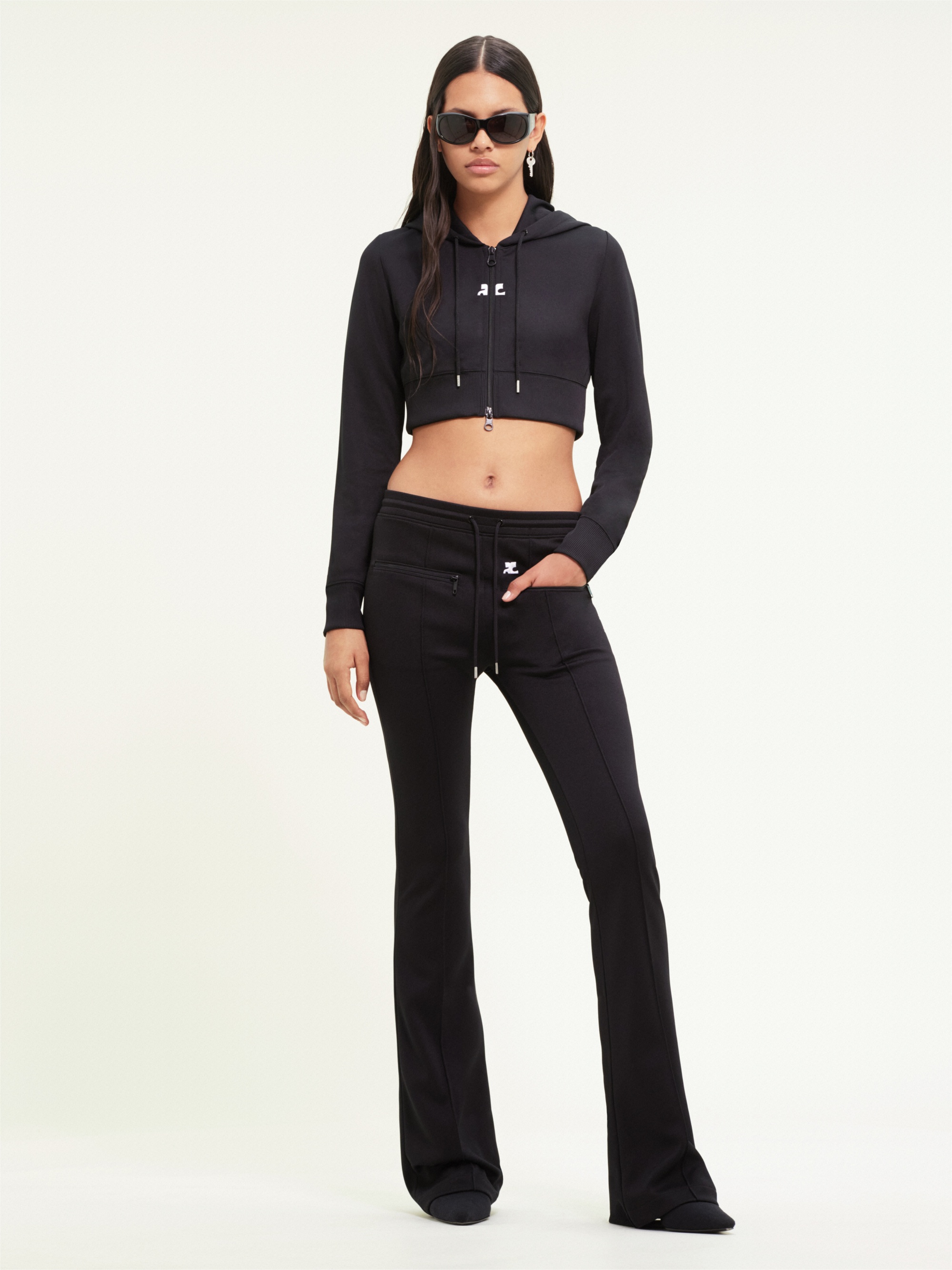 CROPPED TRACKSUIT INTERLOCK JACKET - 2