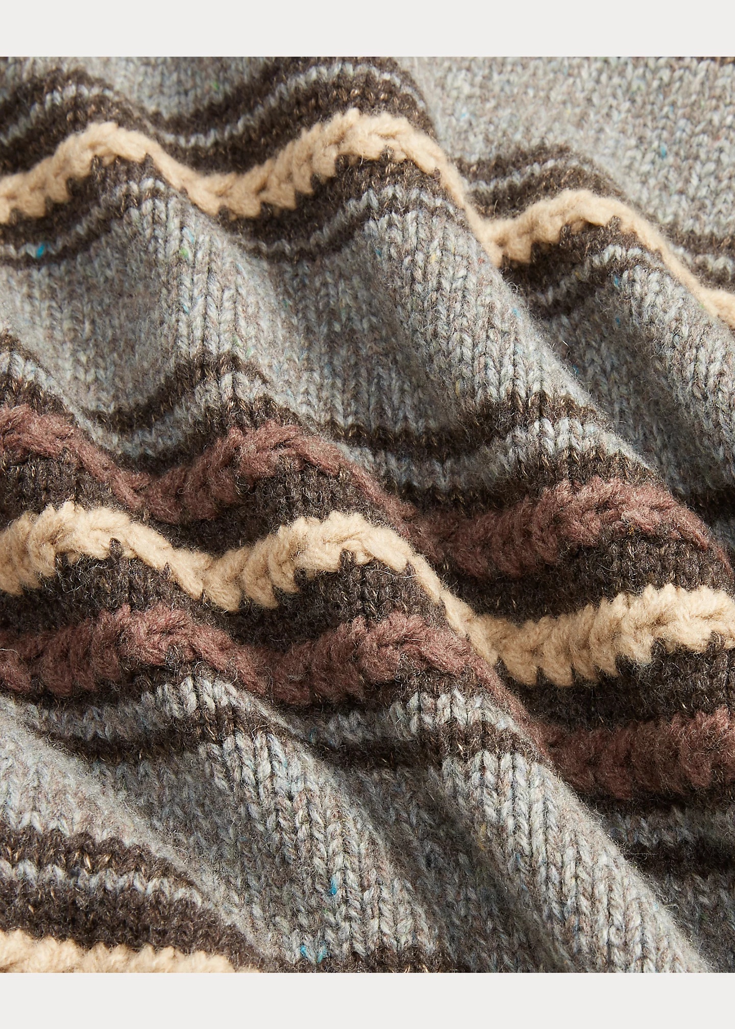 Striped Wool-Blend Cardigan - 6