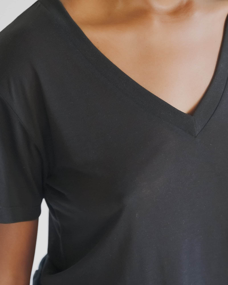 V Neck Tee Shirt - Bamboo Lyocell 4