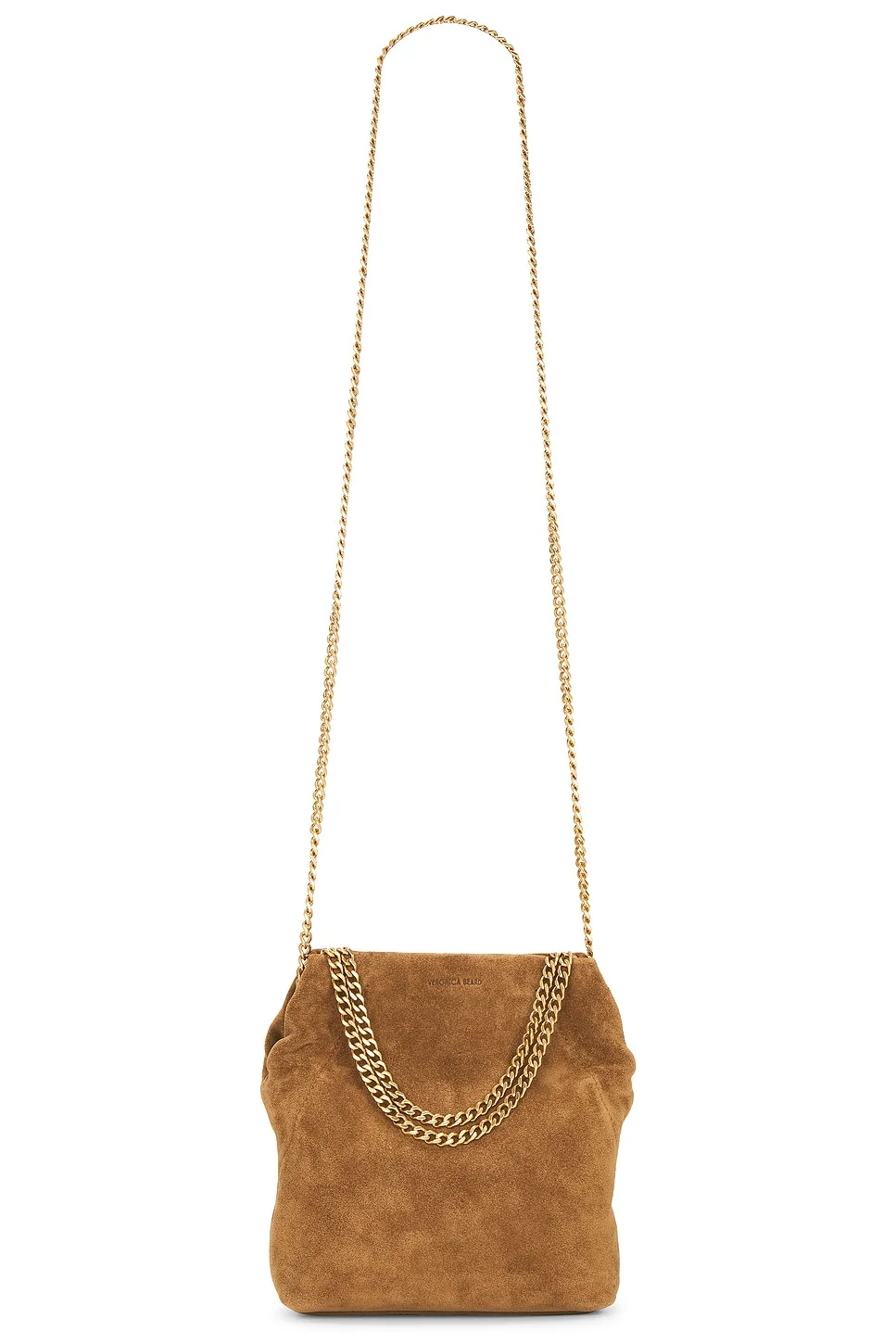 Small Suede Slouch Shoulder Bag - 1