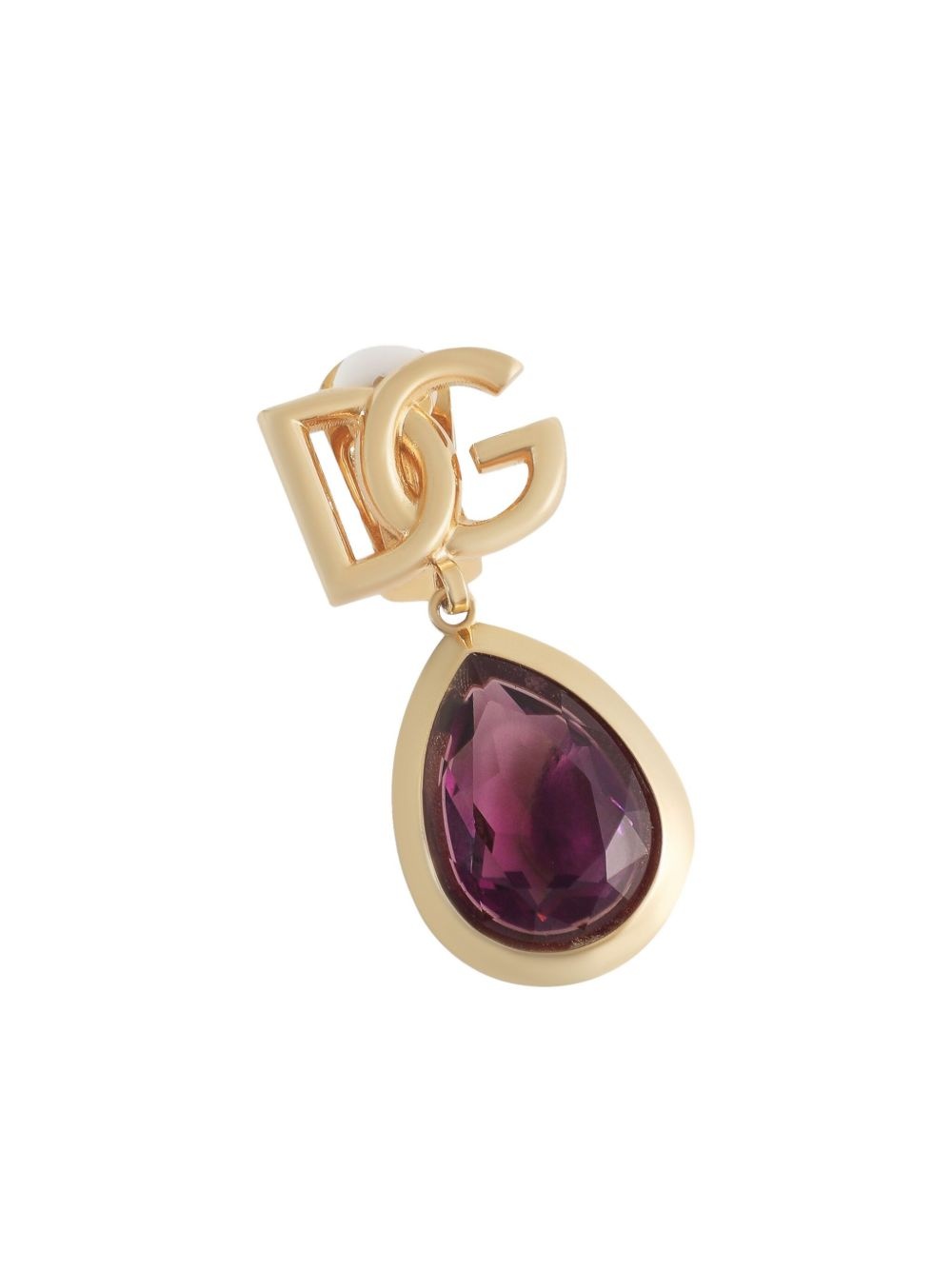 logo-plaque earrings - 3
