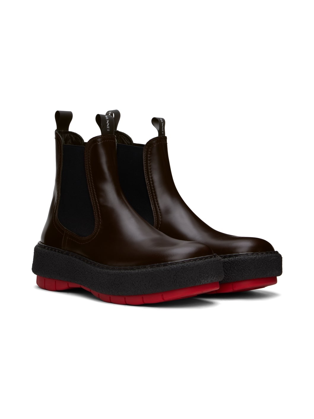 Brown Cemento Chelsea Boots - 4