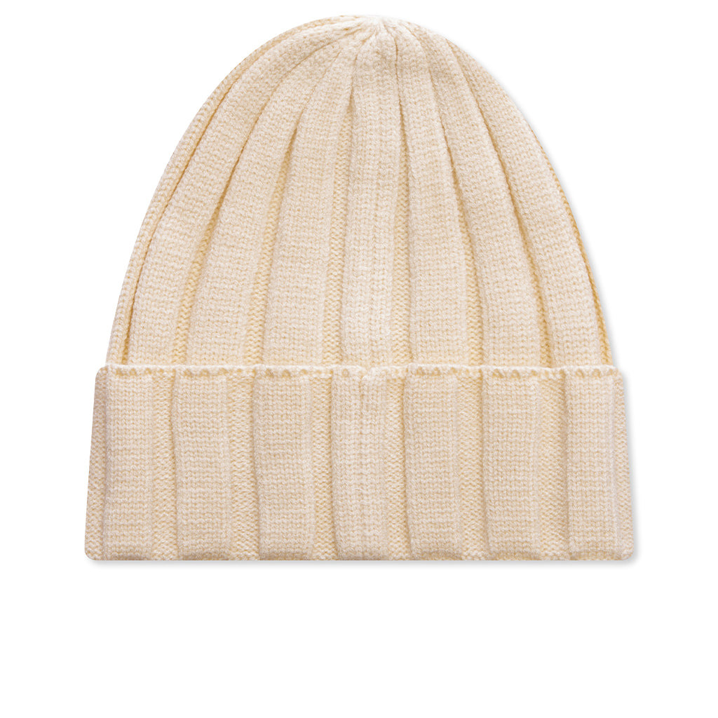 WORKWEAR CUFF BEANIE - IVORY - 3