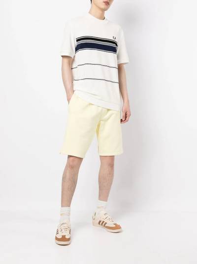 Fred Perry striped towelling T-shirt outlook