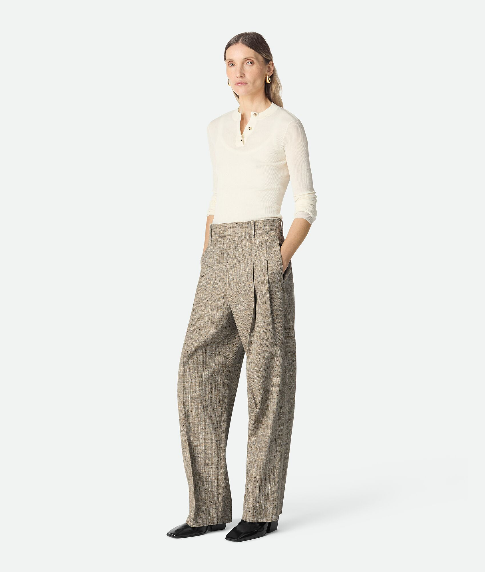 Fleck Viscose Pants - 2