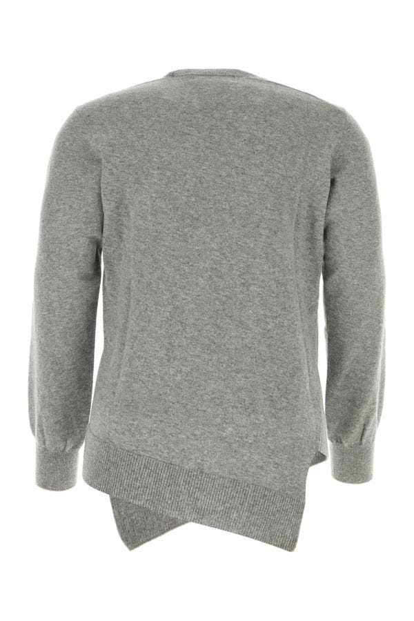 Grey wool sweater - 2