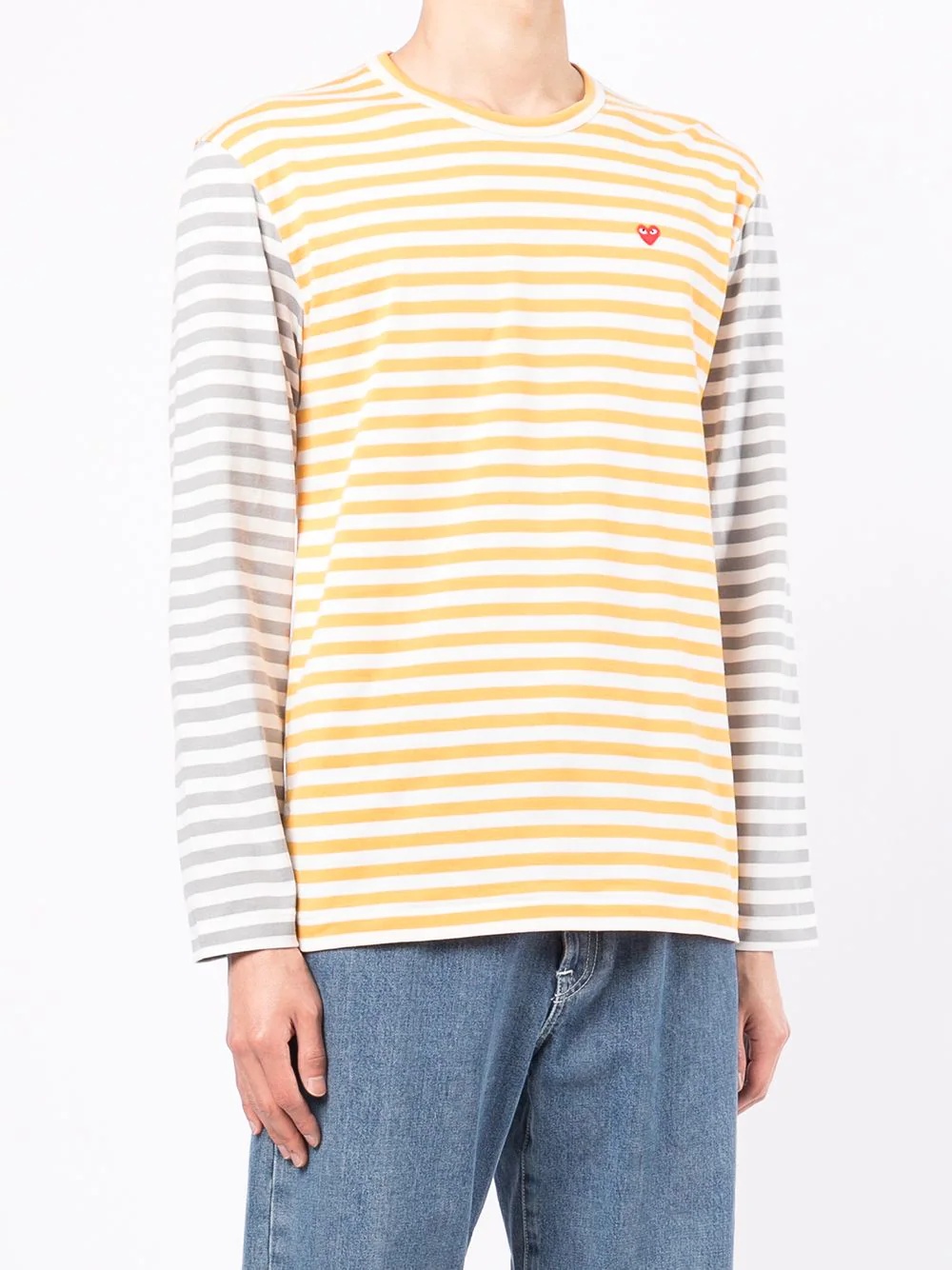 striped long-sleeve T-shirt - 3