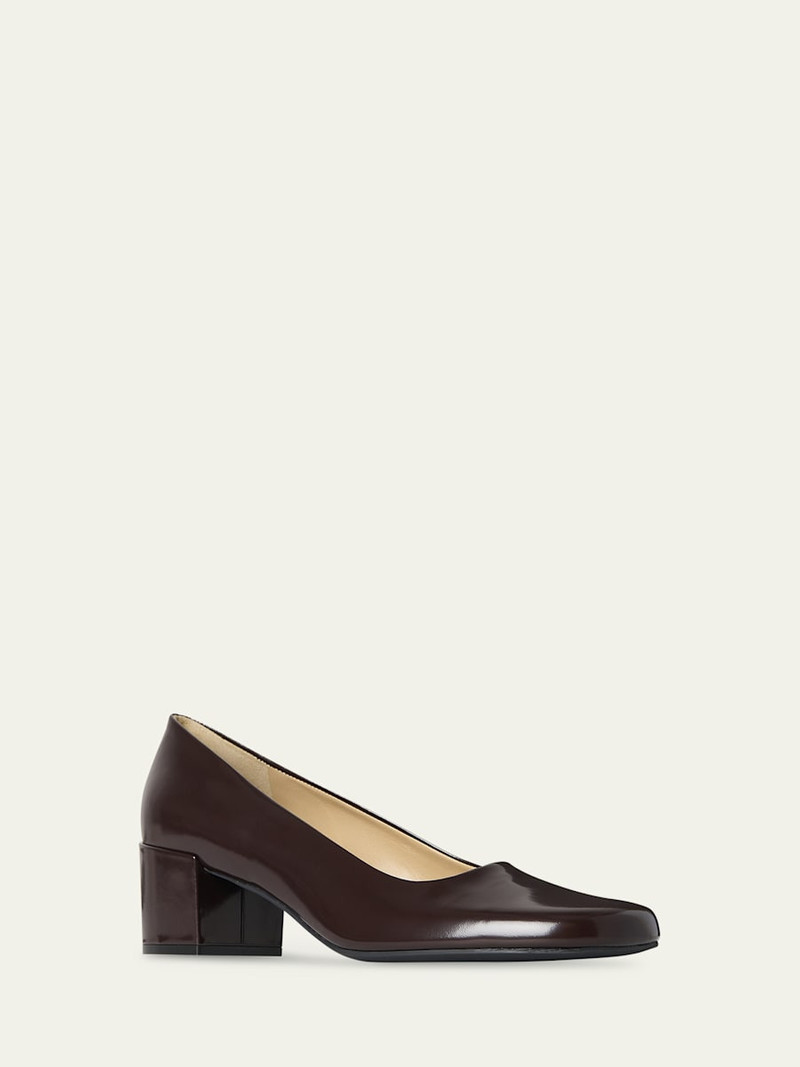 The Row Penelope Leather Pumps outlook
