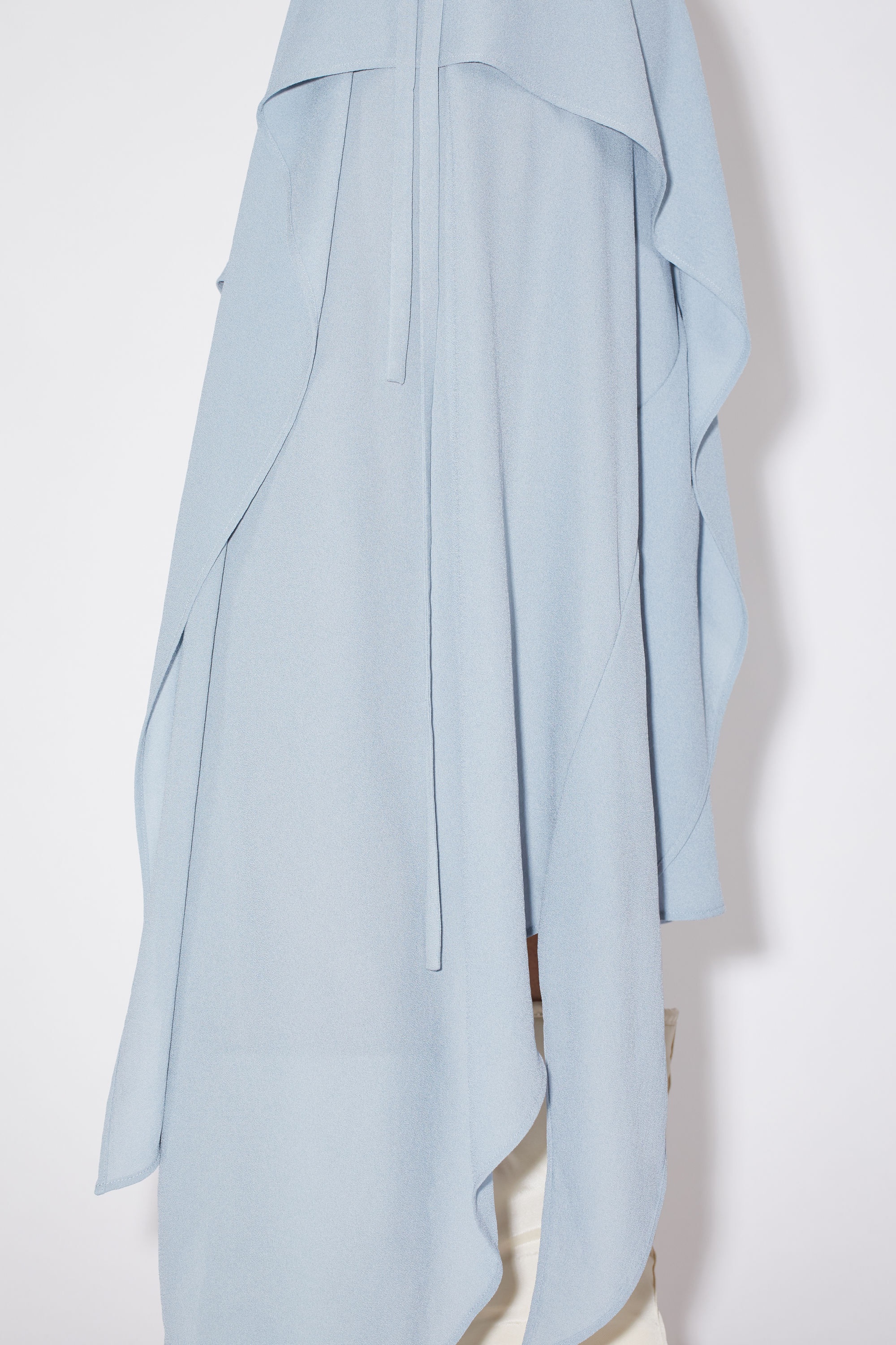 Draped skirt - Light blue - 5