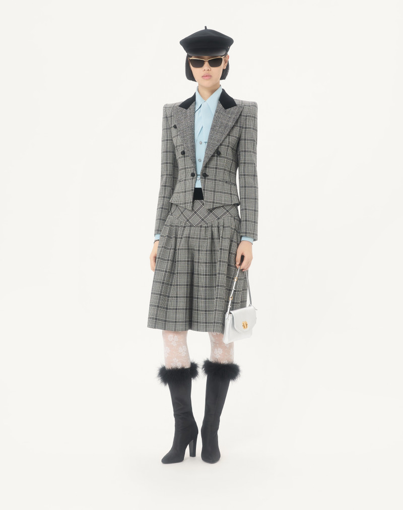 Valentino WOOL JACKET WITH CHECK PATTERN outlook