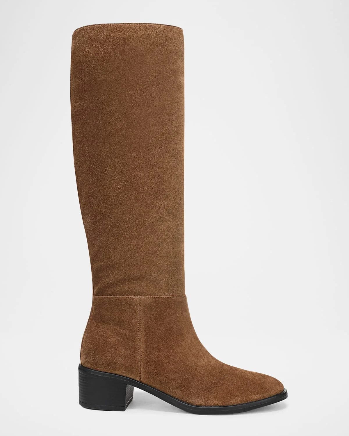 50mm Pace Suede Wide Calf Knee-High Boots - 1