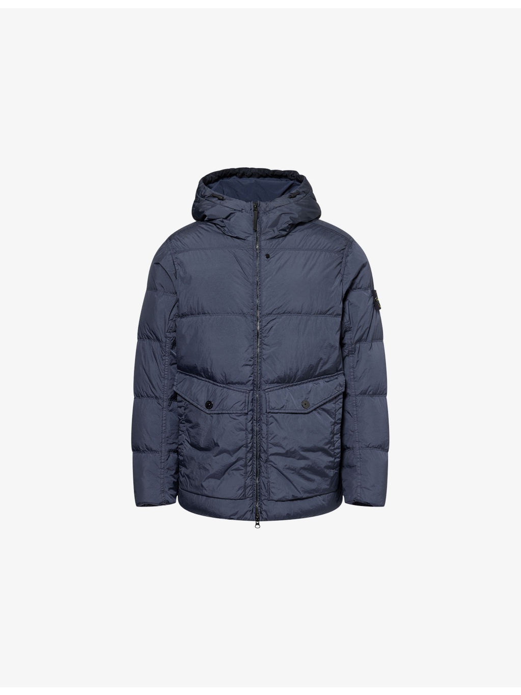Crinkle Padded Shell Parka Jacket - 1