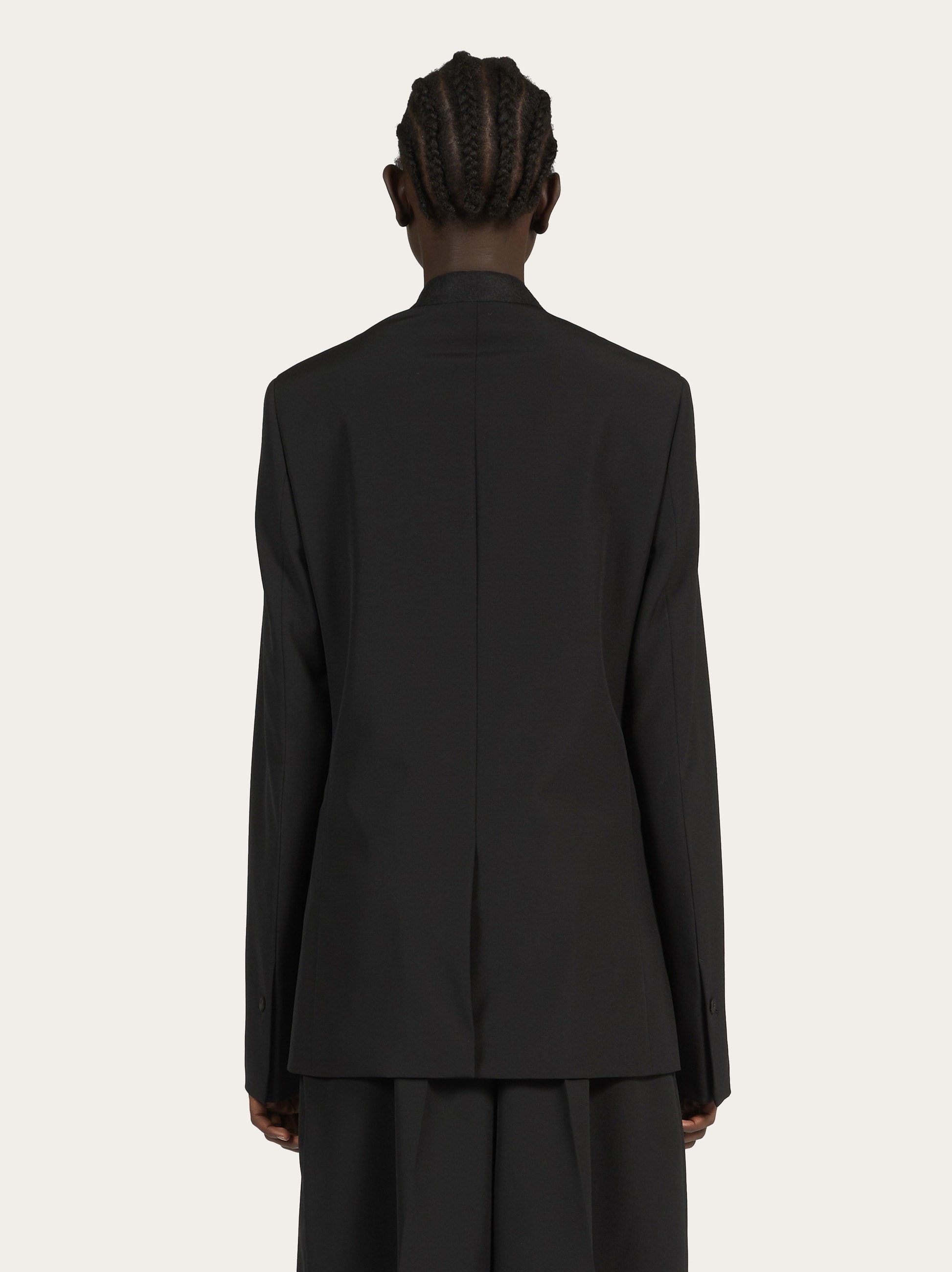 Single breasted wool blazer - 3