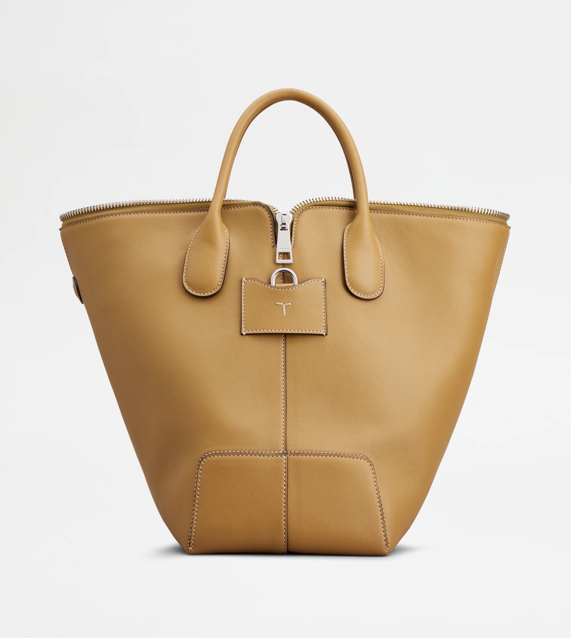 TOD'S DI BAG SWING IN LEATHER MEDIUM - BROWN - 1