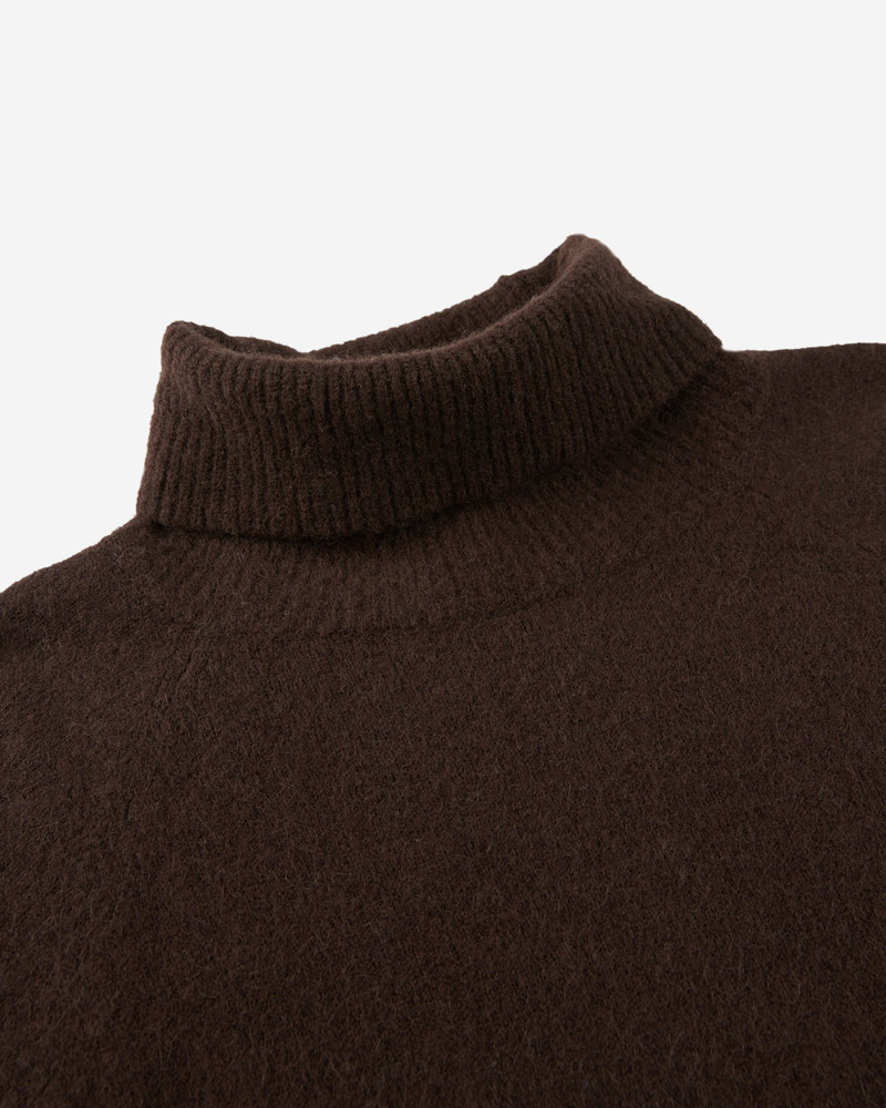 Regular fit polo neck in wool and Alpaca 6
