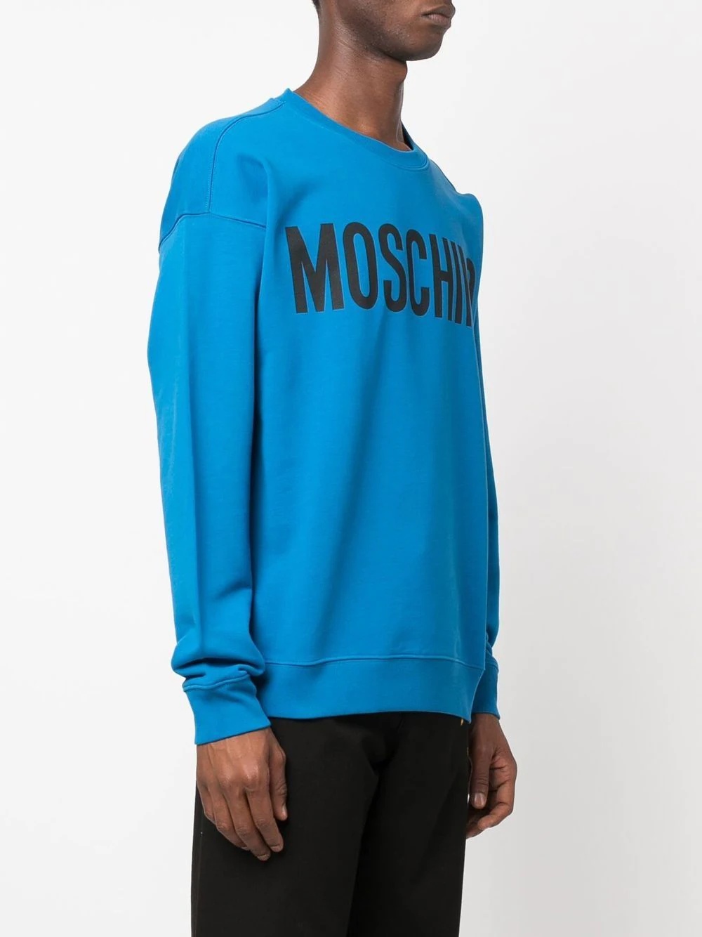 logo-print crew-neck sweatshirt - 3