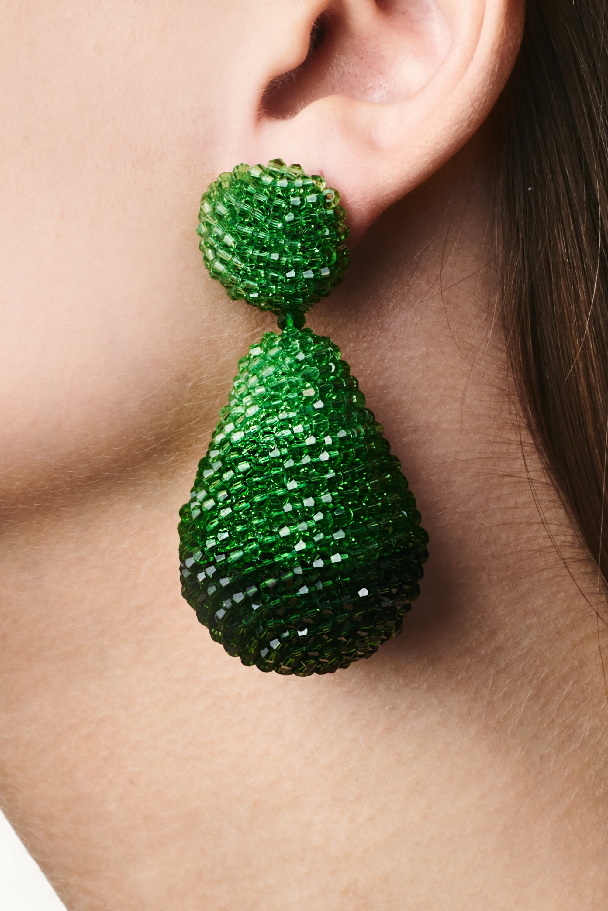ELISE EARRINGS - EMERALD - 2