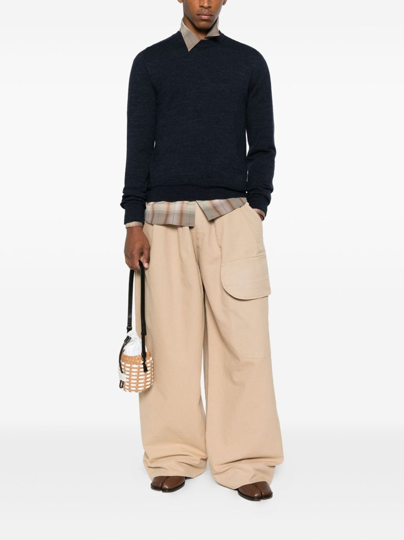 Maison Margiela elbow-patch wool sweater outlook