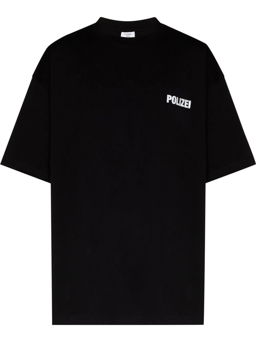 'Polizei' slogan-print T-shirt - 1