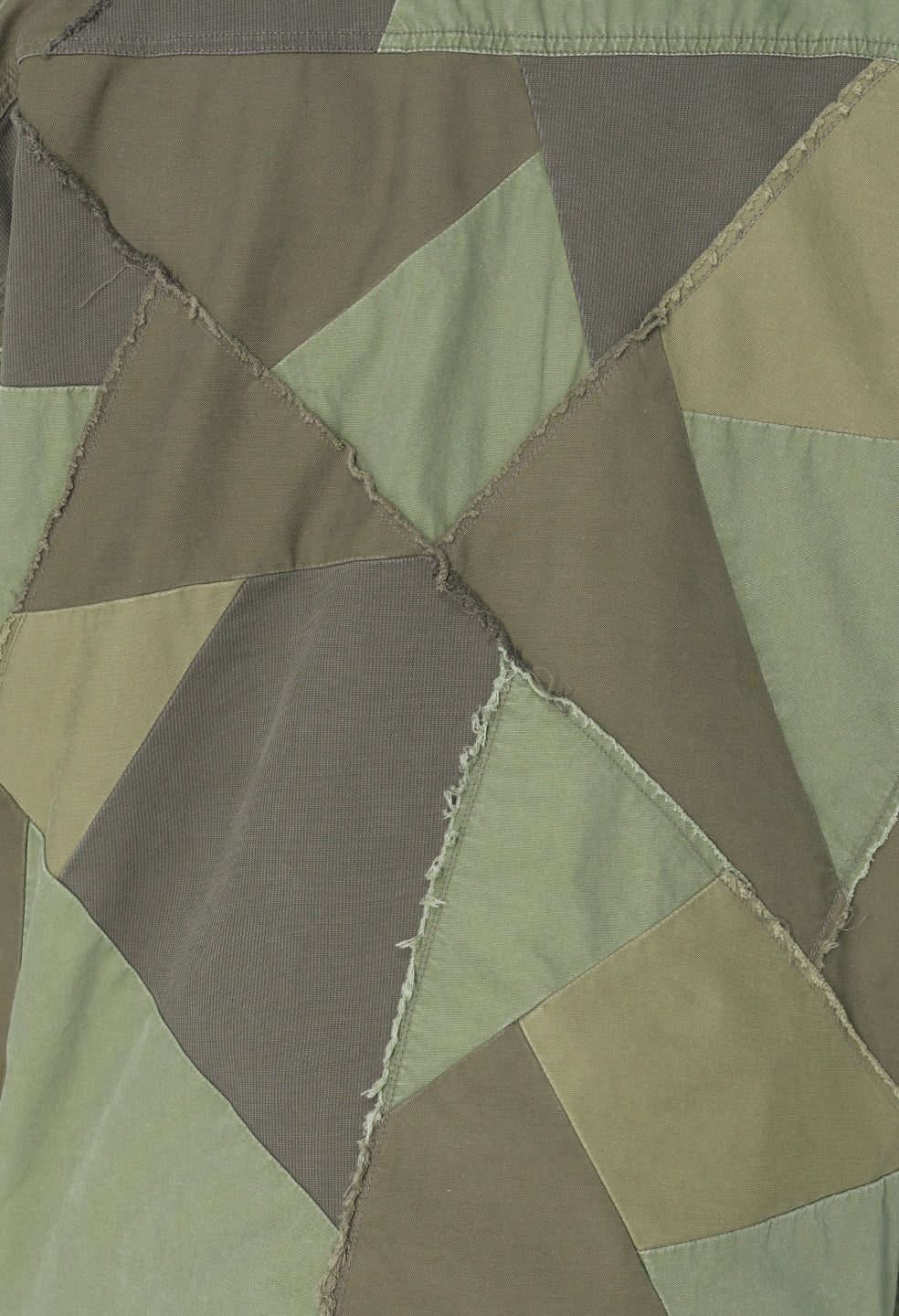 PATCHWORK MILITARY OVERSHIRT - 8