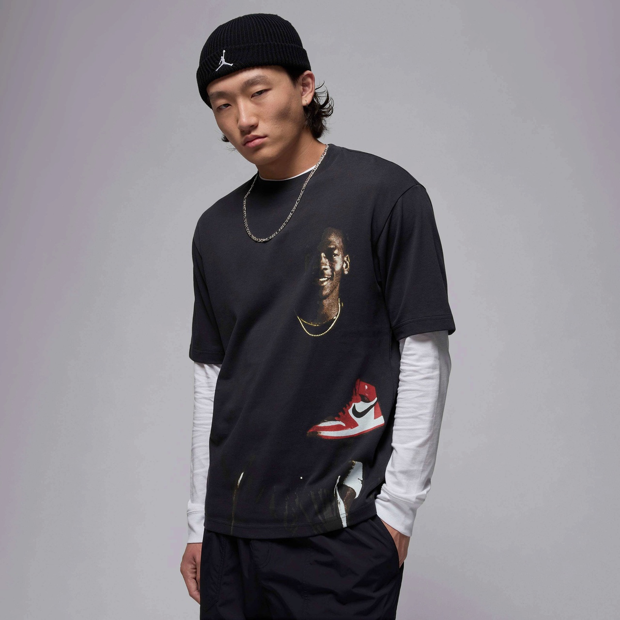 Jordan Mens Jordan Statement 1985 SS Crew GEL J Day - 1