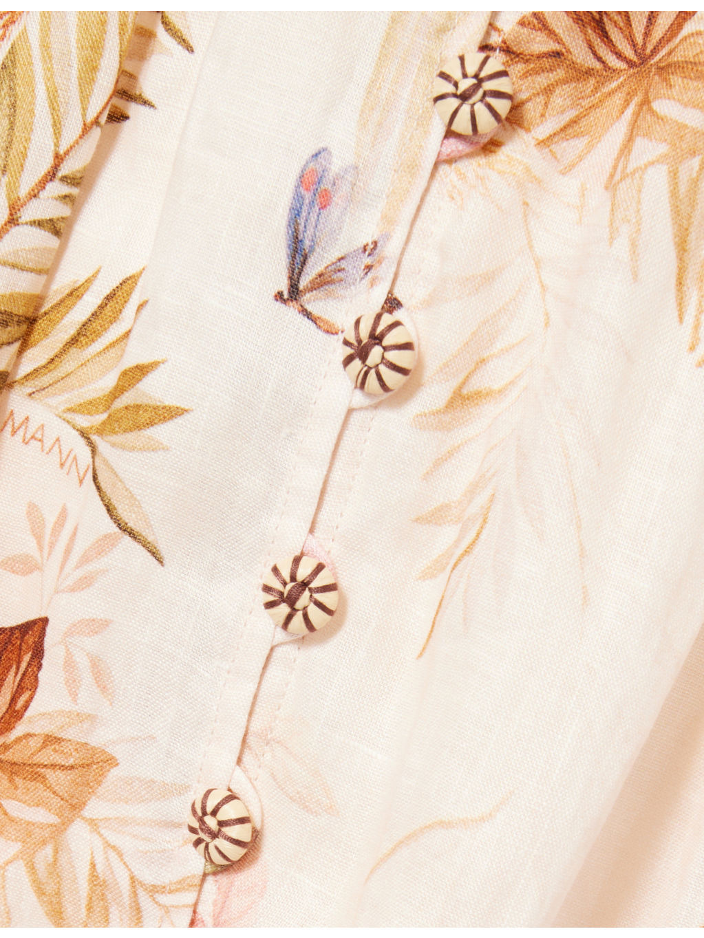 Ascension Plunge Linen Midi Dress - 6