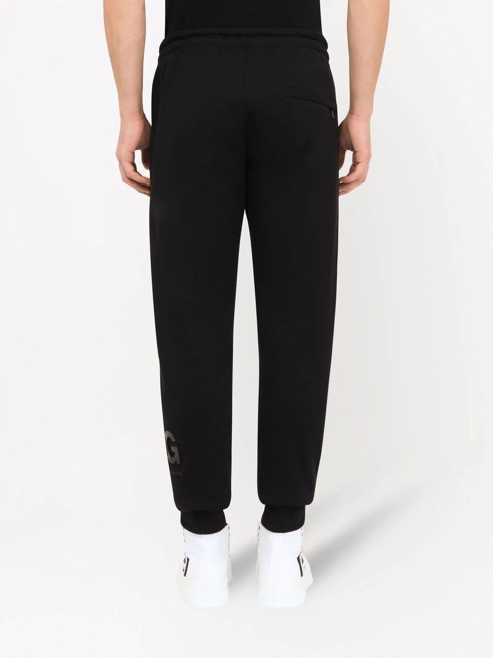 drawstring track pants - 4