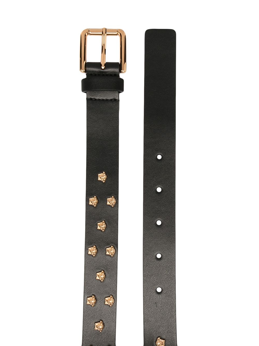 Medusa stud leather belt - 2