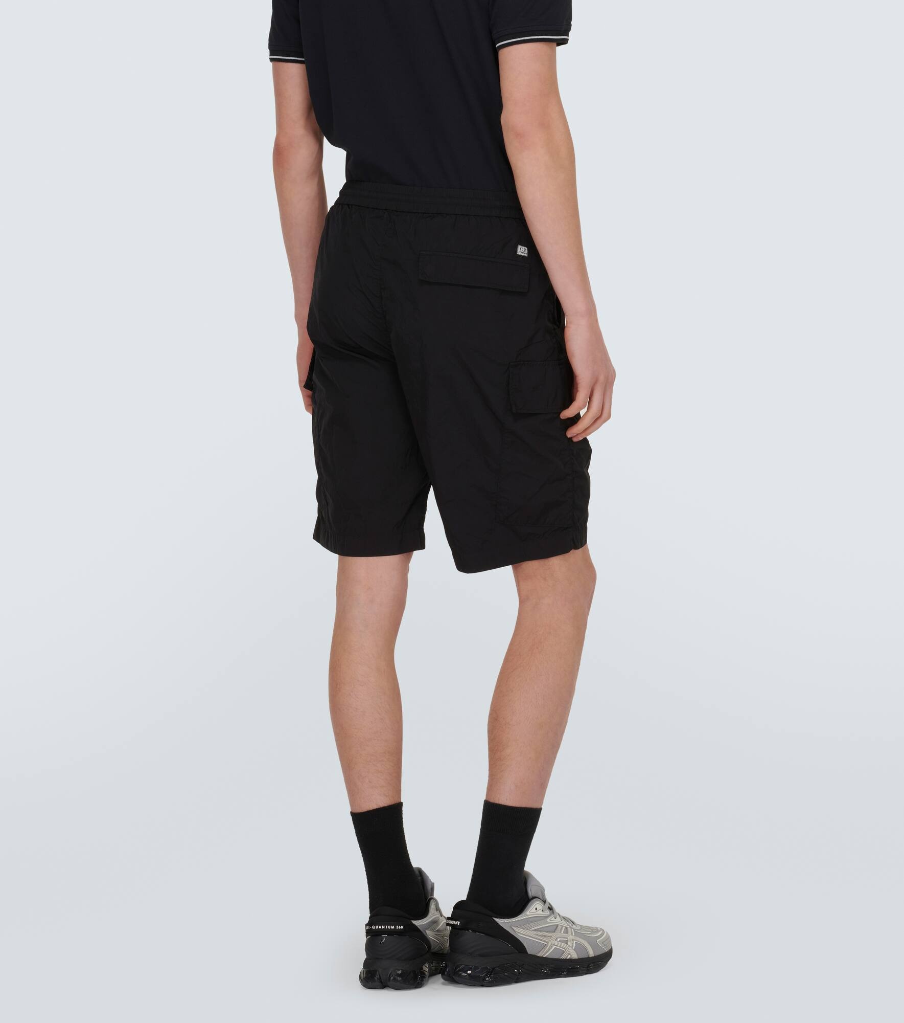 Taffeta cargo shorts - 4