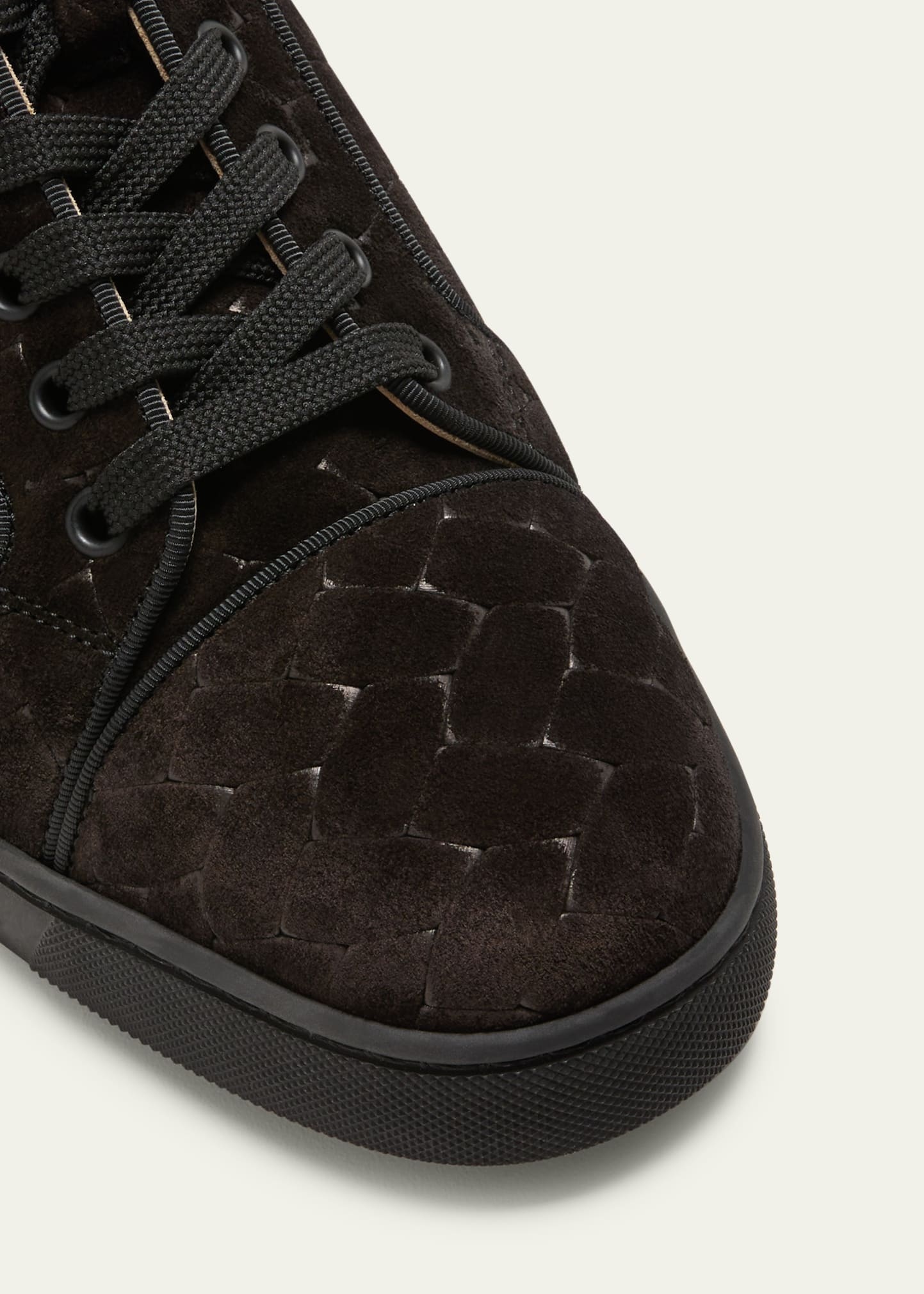 Men's Louis Junior Braided Leather Low-Top Sneakers - 3