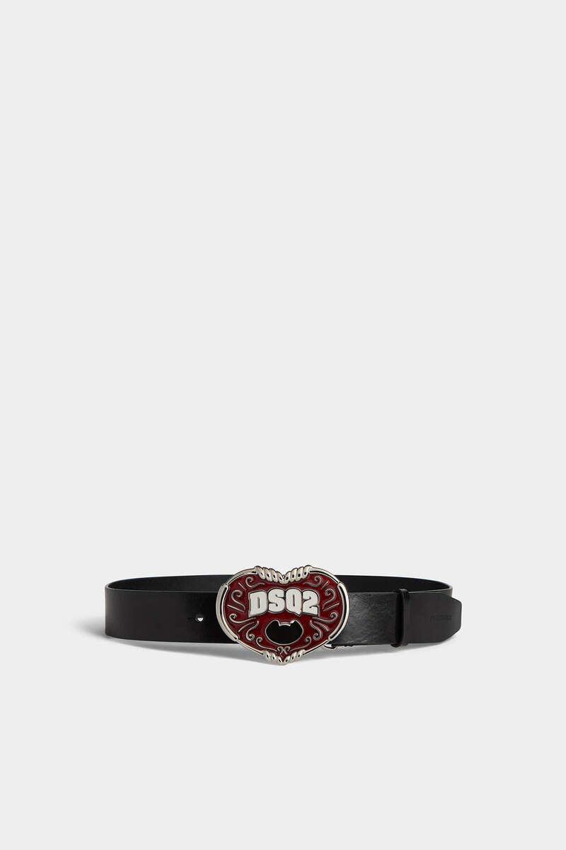 DSQUARED2 SOUVENIR FROM CANADA PLAQUE BELT outlook