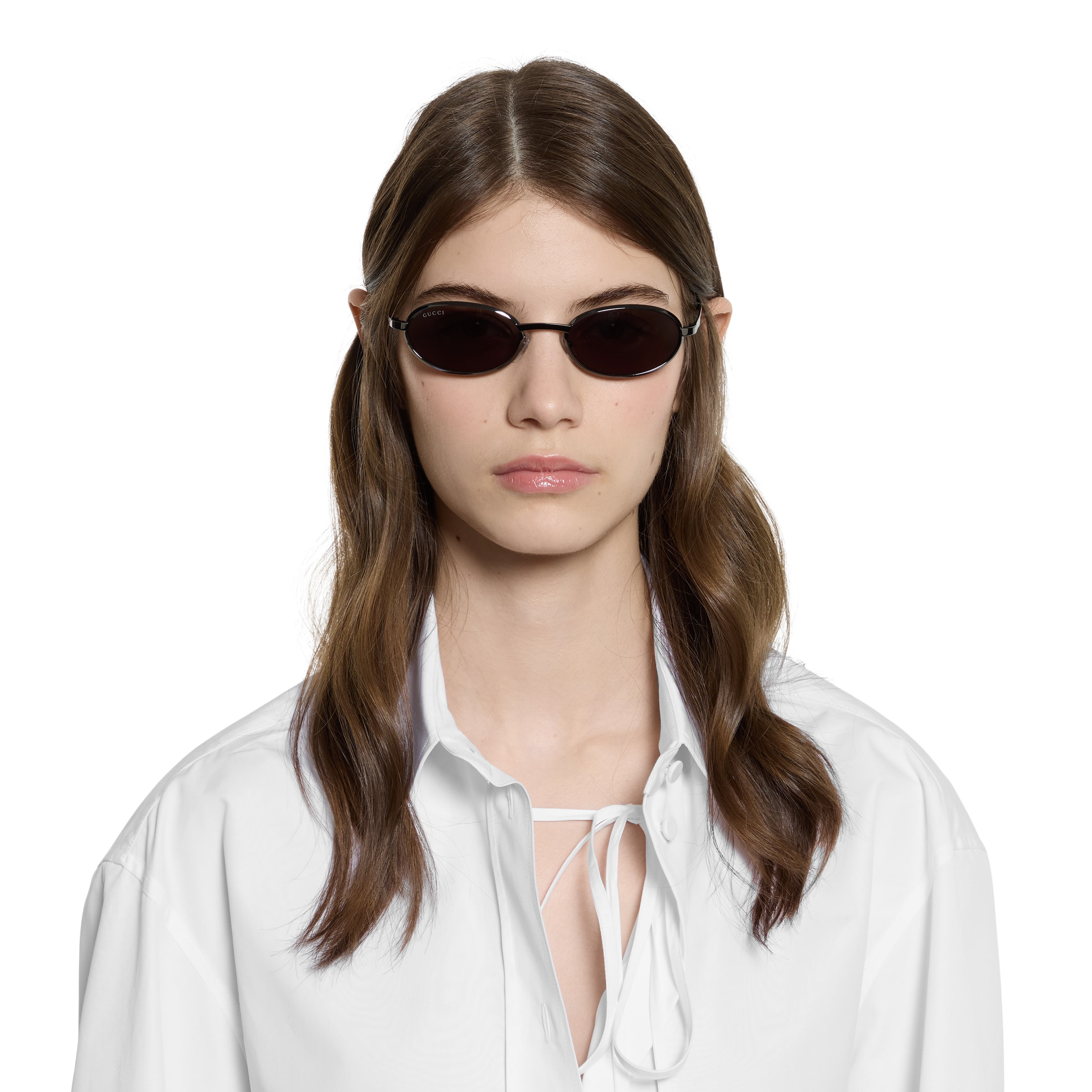 Oval frame sunglasses - 5