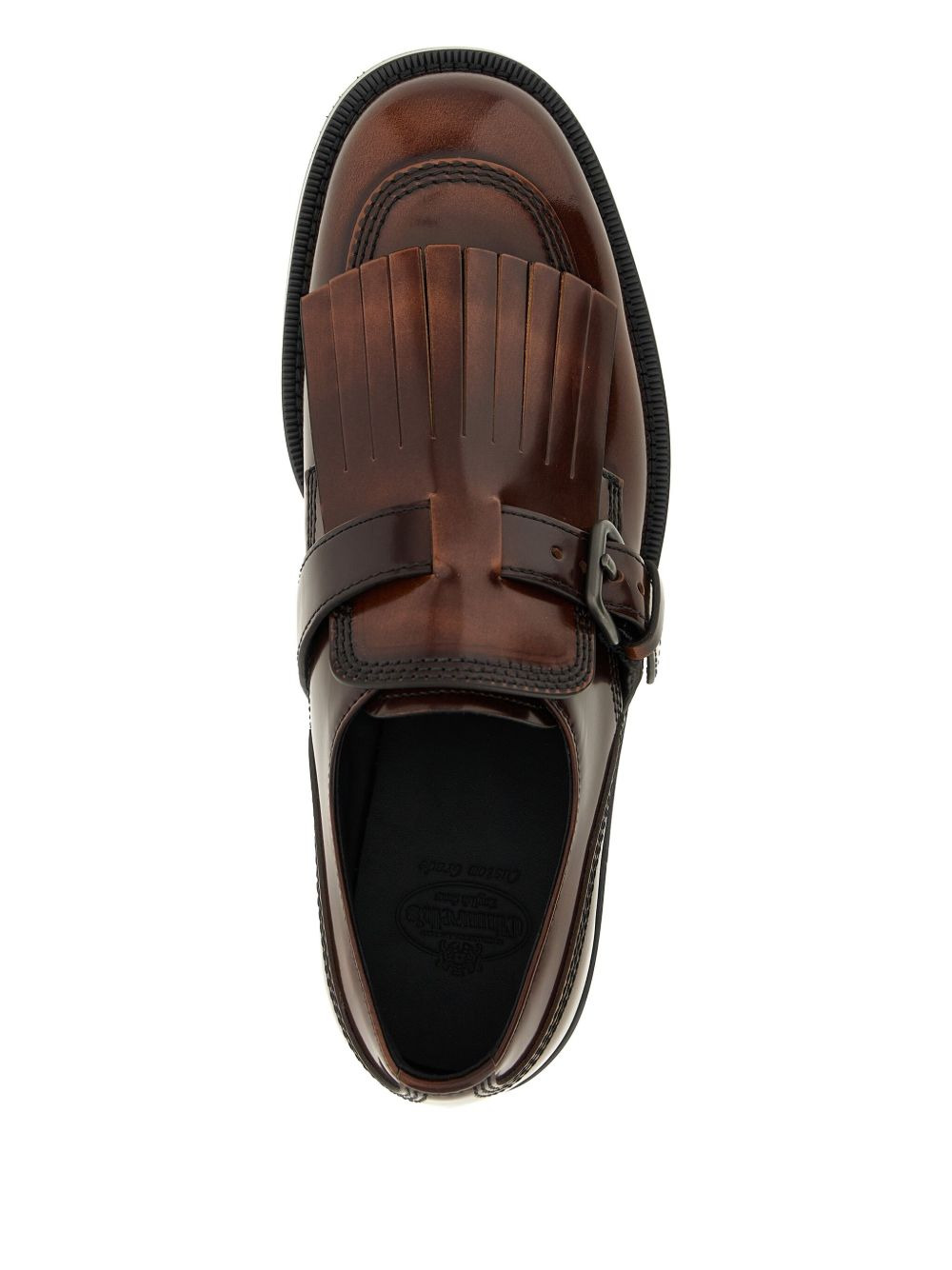 fringe-detail monk shoes - 3