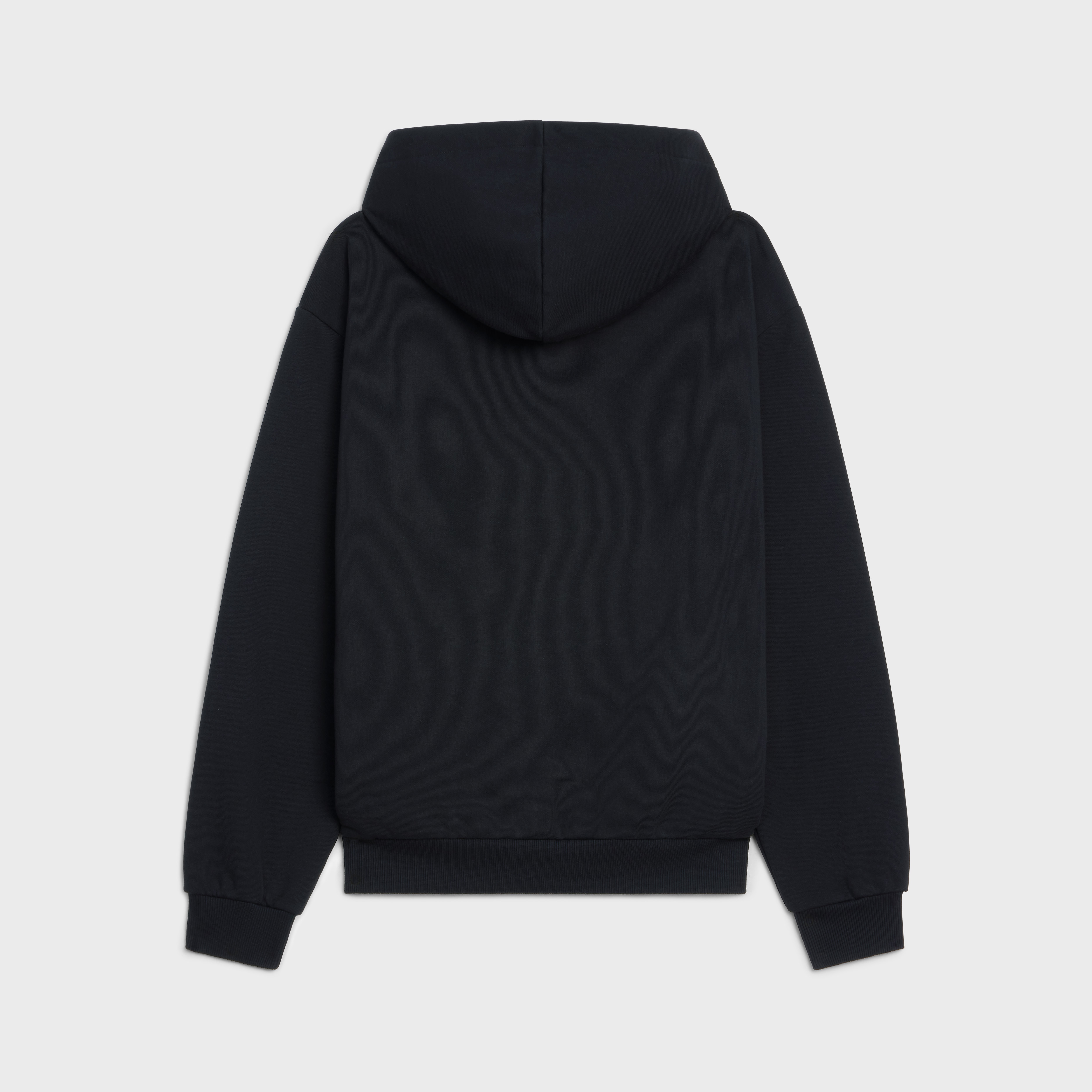 CELINE HOODIE IN COTTON FLEECE WITH STUDS - 2