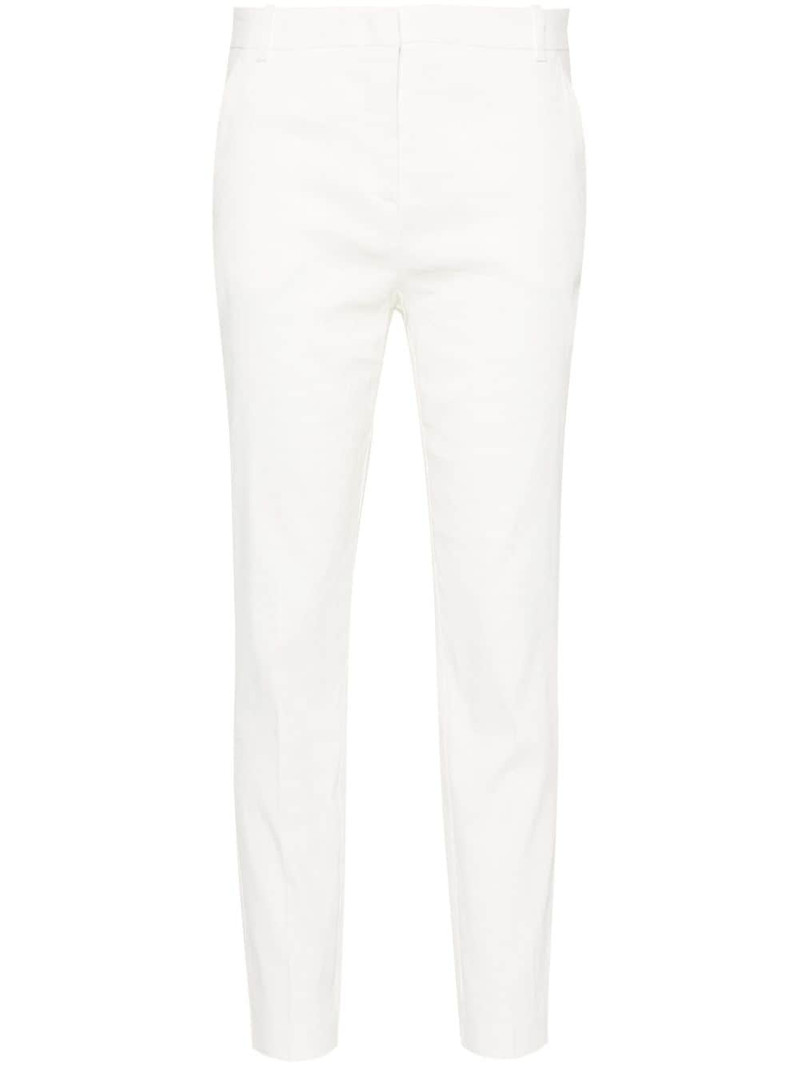 pressed-crease tapered trousers 1