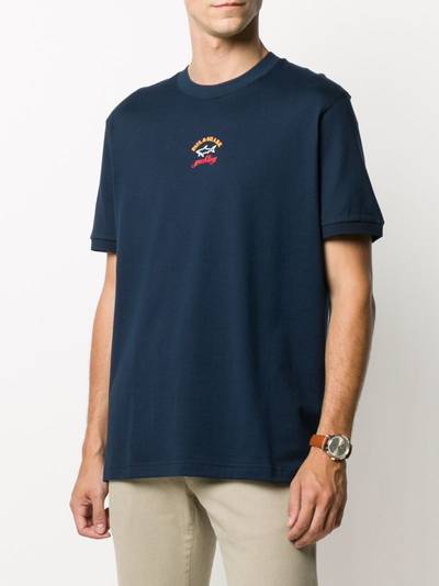 Paul & Shark crew neck logo print T-shirt outlook