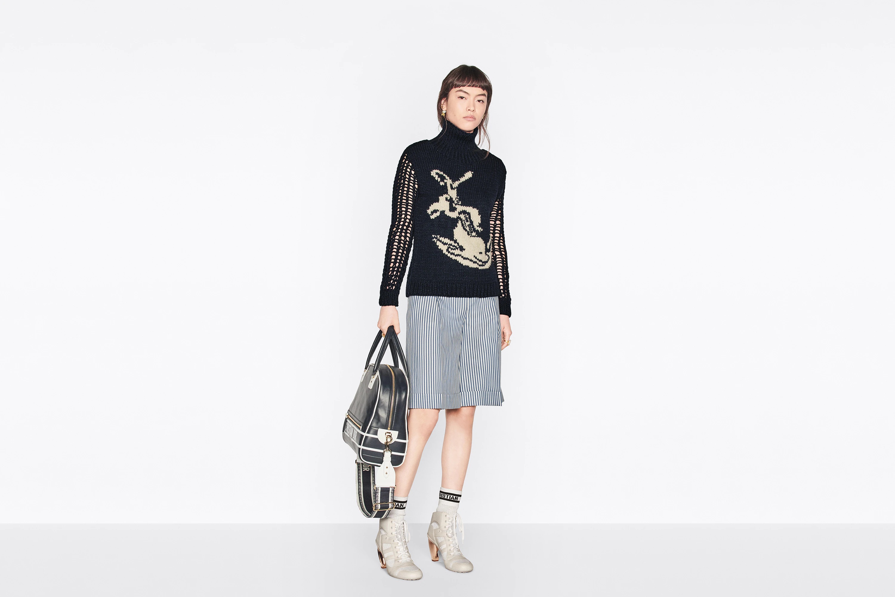 Stand Collar Sweater - 4