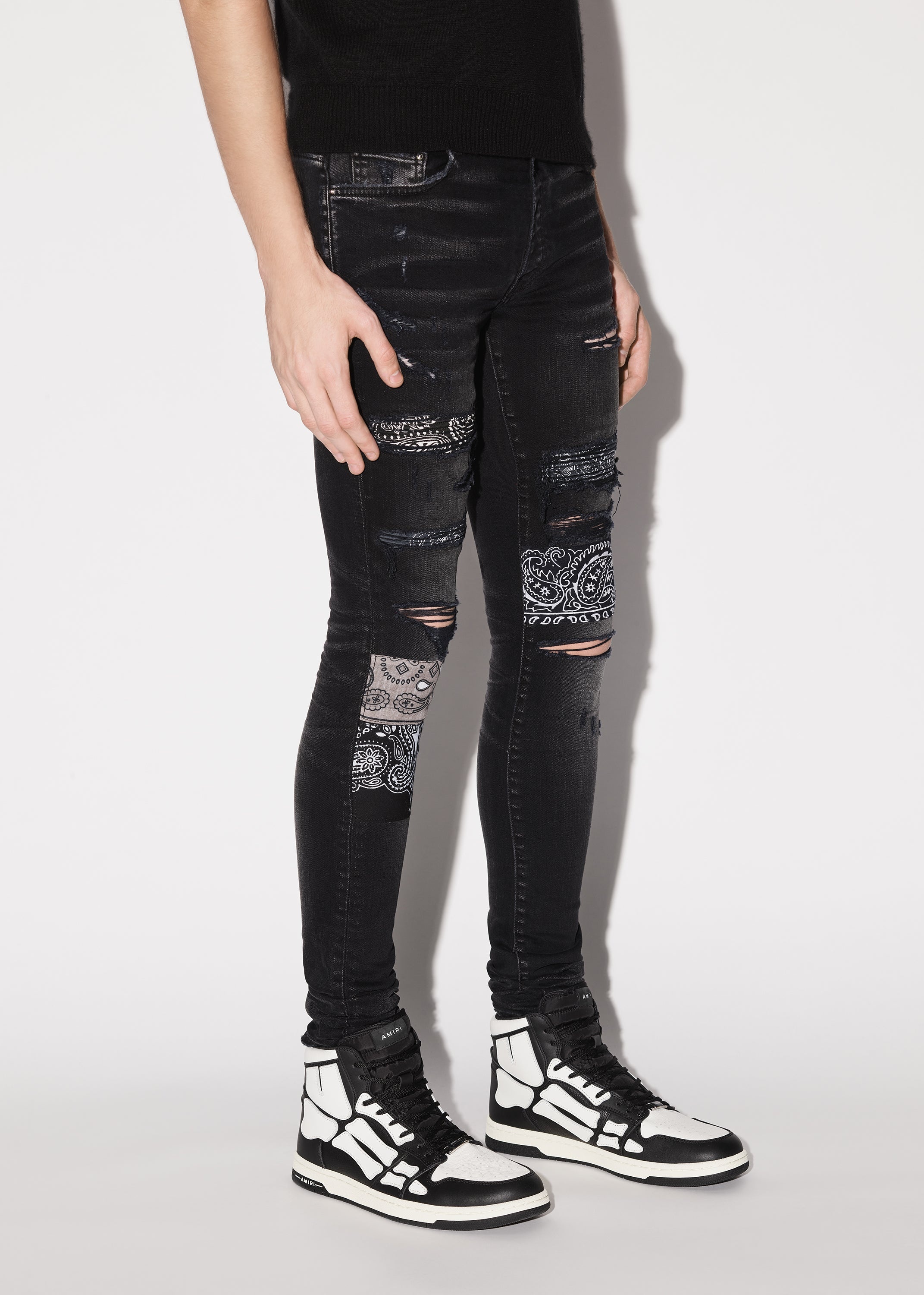 VINTAGE BANDANA ARTPATCH JEAN - 3