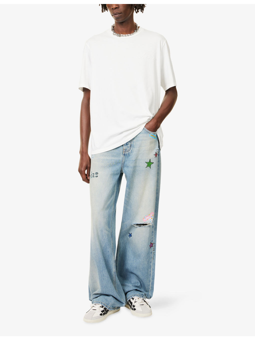 Bleach Bandana Relaxed-Fit Cotton-Jersey T-Shirt - 2