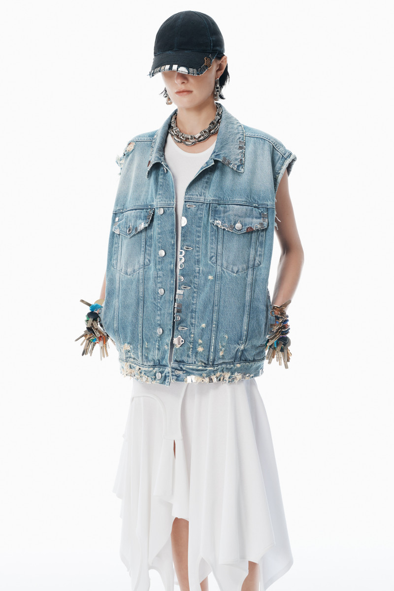 Regen Denim Oversized Vest 3