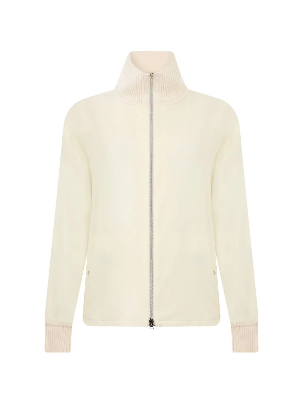 zip-up cashmere jacket - 1