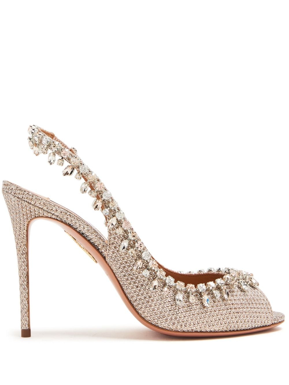 Temptation 105mm crystal-embellished sandals - 1