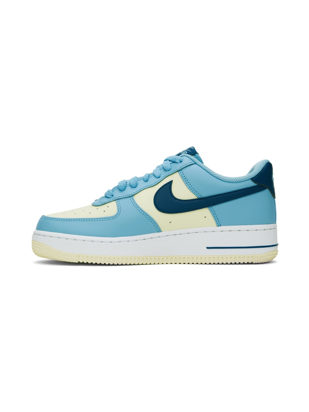 Blue & Off-White Air Force 1 '07 Sneakers - 3