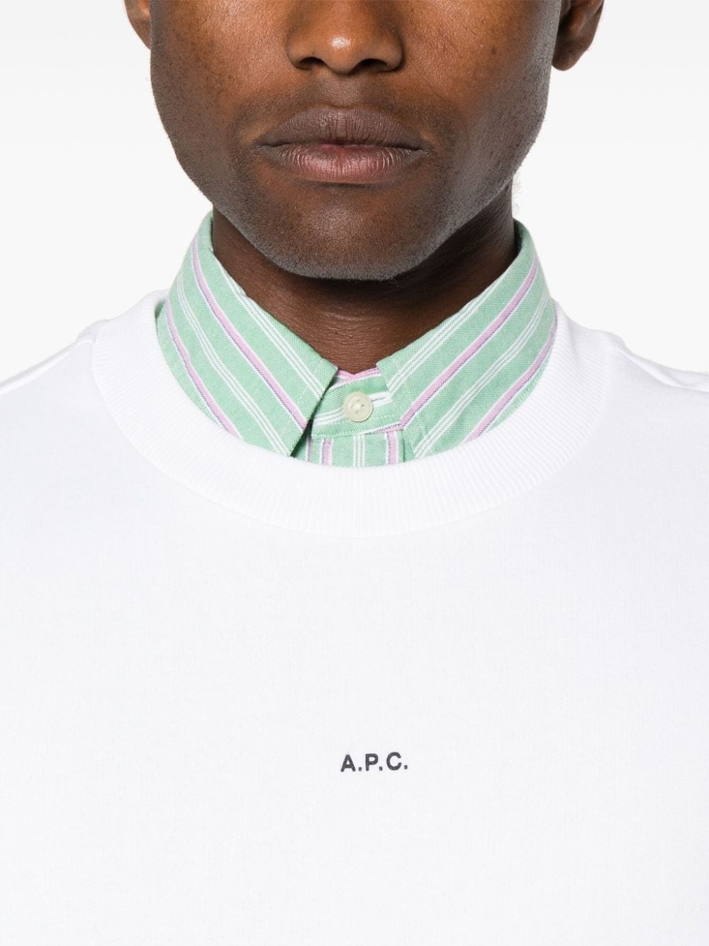 logo-print cotton sweatshirt - 5