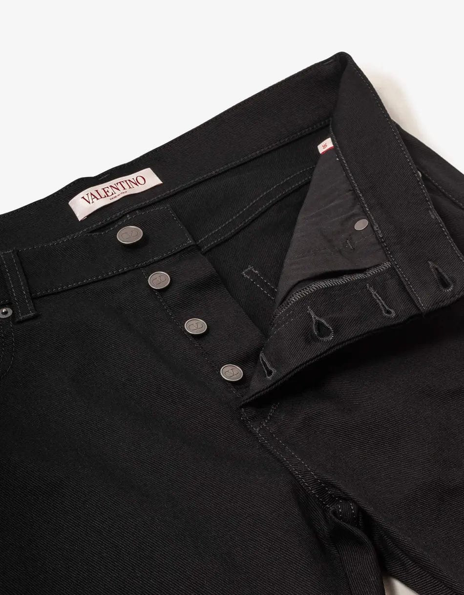 Valentino Black Skinny Fit Jeans - 5