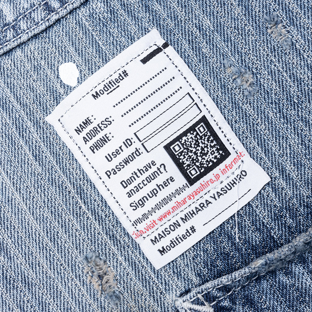 AGED CHORE JACKET - INDIGO - 4